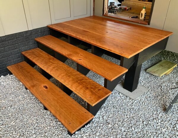 Anti-Slip Solid Wood Stair Tread - 图片 3