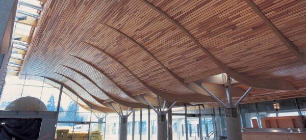 Natural Solid Wood Ceiling Panels - 图片 3