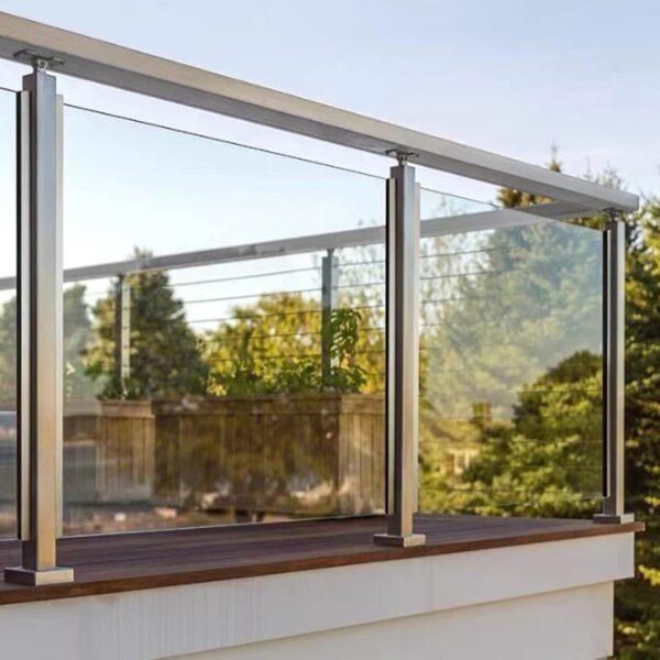 Modern Glass Stair Railings - 图片 7