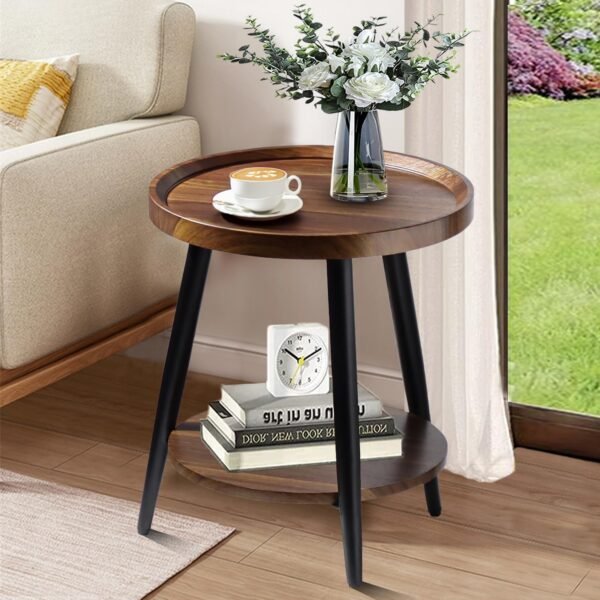 Space-Saving Side Table: Functional Accent for Any Room - 图片 2