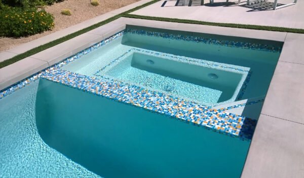 Pool-Friendly Glass Mosaic Tiles - Waterproof Wall Decor for Swim Areas - 图片 2