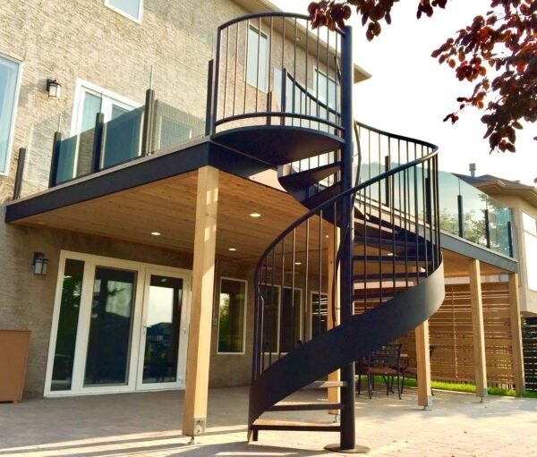 Elegant Curved Custom Staircase - 图片 3