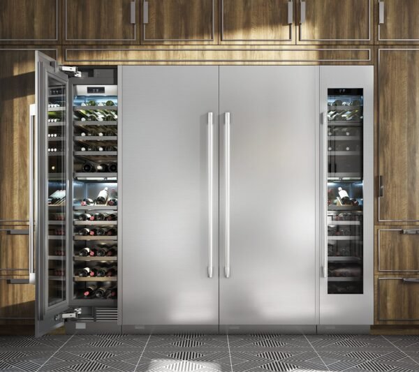 Luxurious Custom Stainless Steel Wine Cabinets/Custom Cabinets - 图片 3