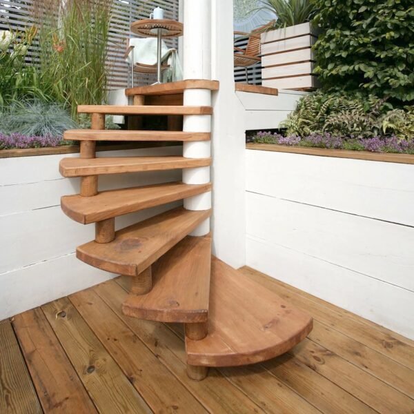 Anti-Slip Solid Wood Stair Tread - 图片 2