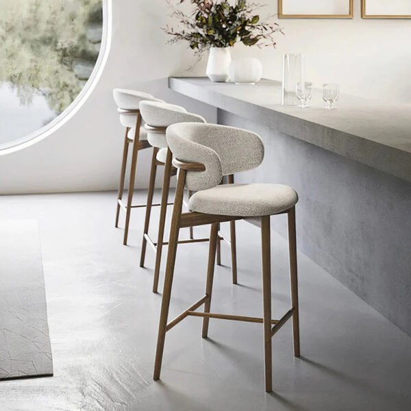 Modern Bar Stool: Stylish Seating for Kitchen Islands & Home Bars - 图片 3