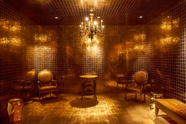 Luxury Gold-Vein Porcelain Tiles - 图片 3