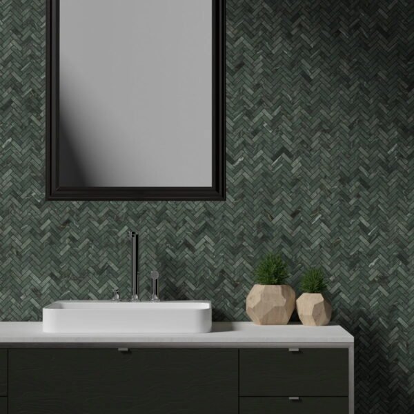 Luxe Stone Mosaic Tiles - Premium DIY Wall Decor for European & American Homes - 图片 2