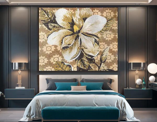 Customizable Glass Mosaic Art Tiles - DIY Wall Decor for European & American Interiors - 图片 3