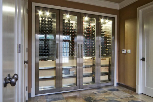 Luxurious Custom Stainless Steel Wine Cabinets/Custom Cabinets - 图片 2