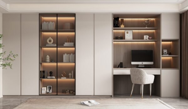 Floor-to-Ceiling Bookshelf: Stylish Storage for Home Libraries - 图片 3