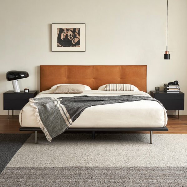 Modern Platform Bed: Stylish Comfort for Restful Sleep - 图片 3